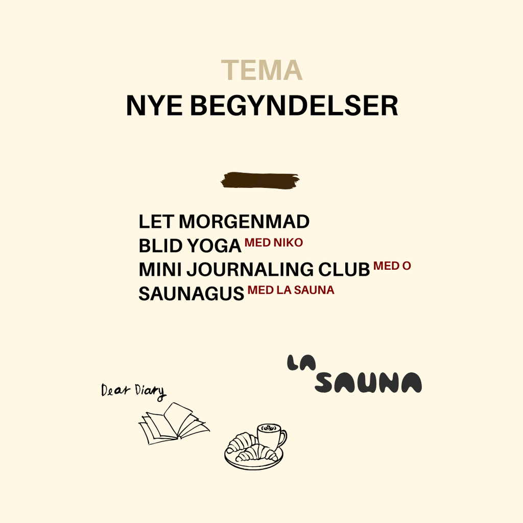 Lancering // Yoga, journaling & saunagus