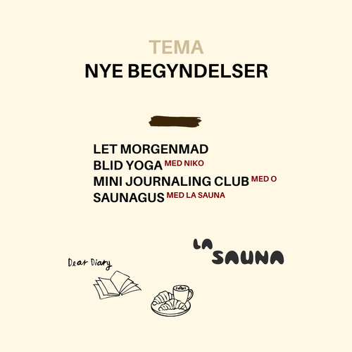 Lancering // Yoga, journaling & saunagus
